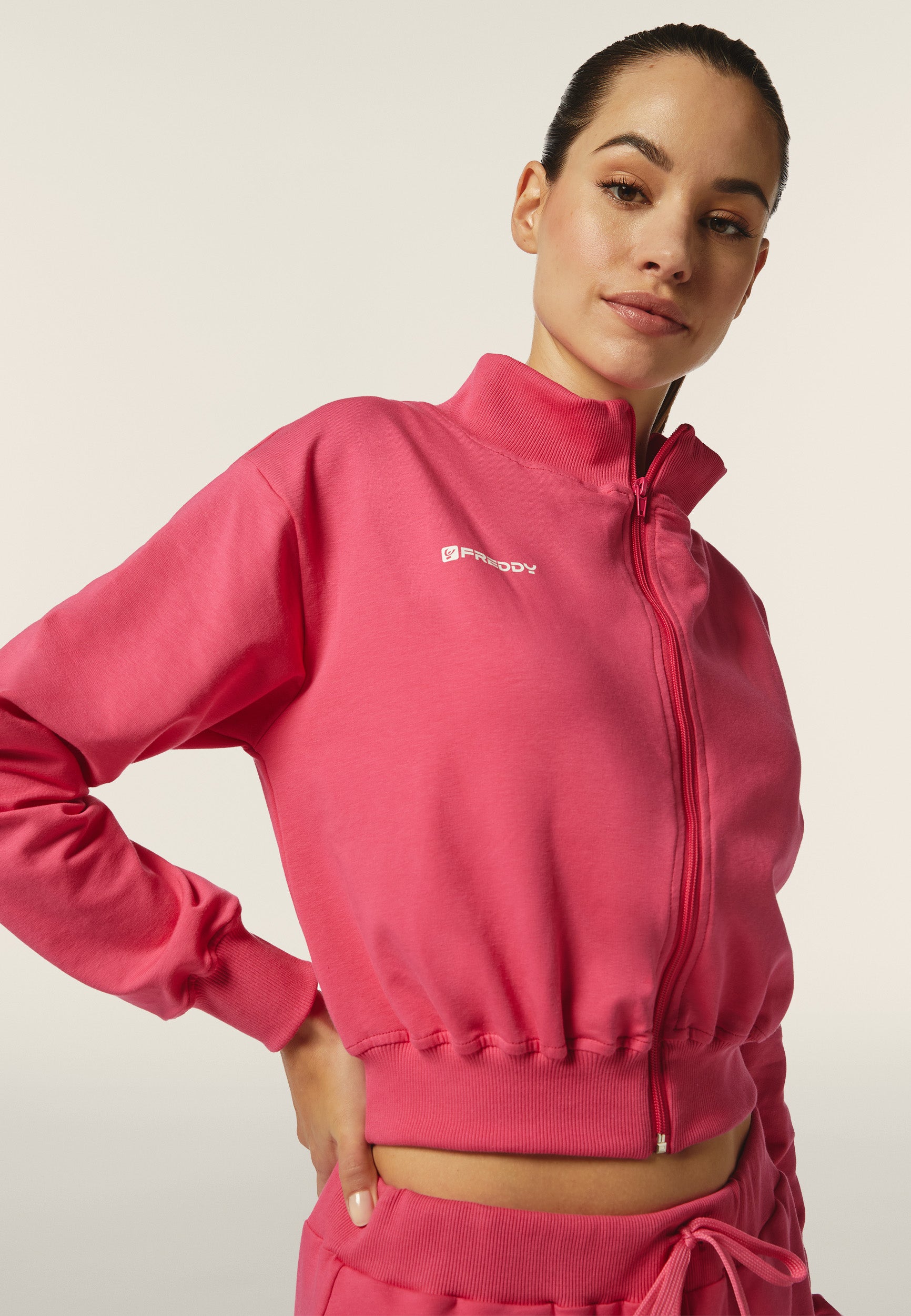 freddy-tuta-sportiva-attitude-donna-e-junior-felpa-cropped-pantalone image 5