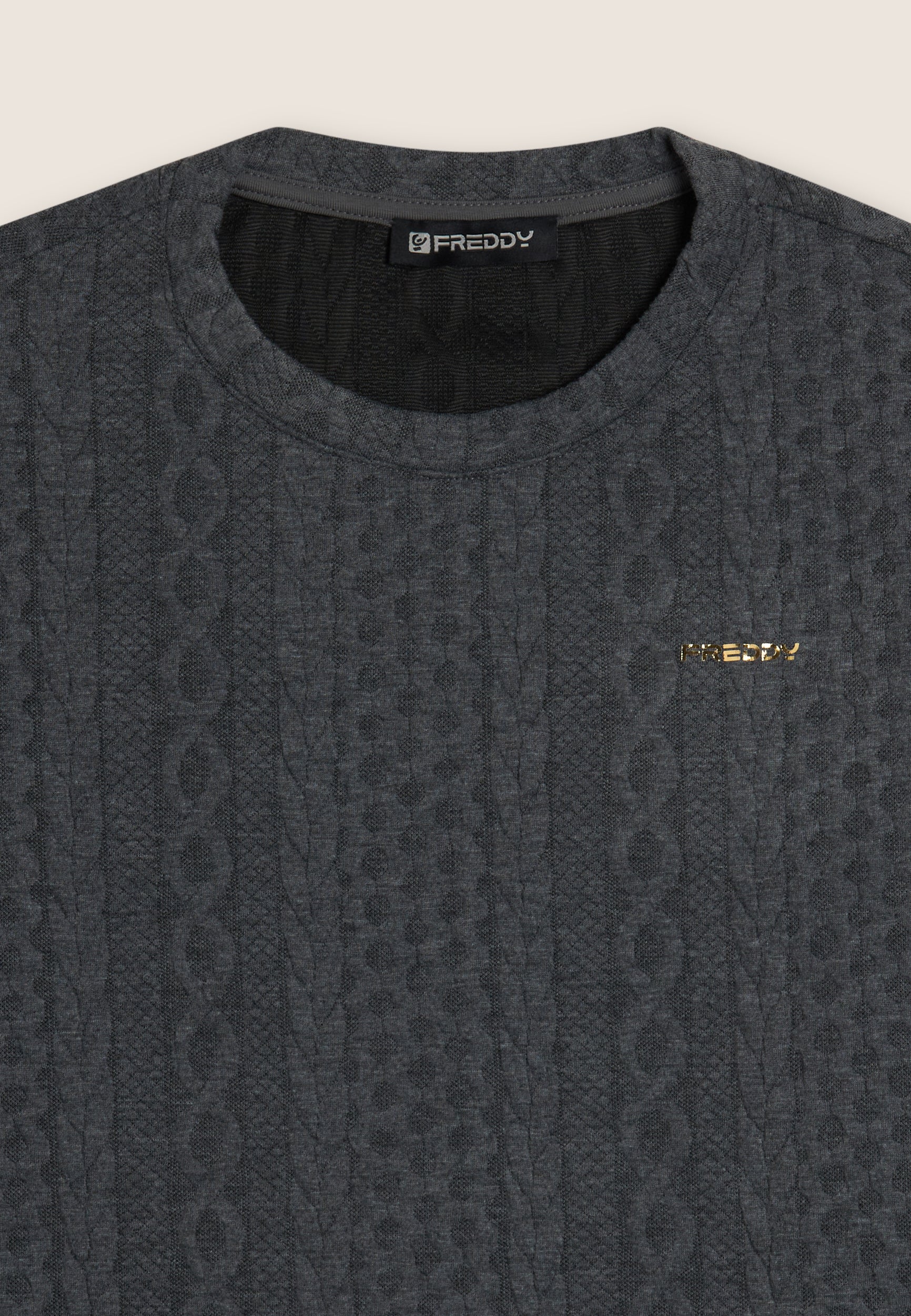 freddy-felpa-girocollo-tessuto-tecnico-doppio-a-trecce-regular-fit image 6
