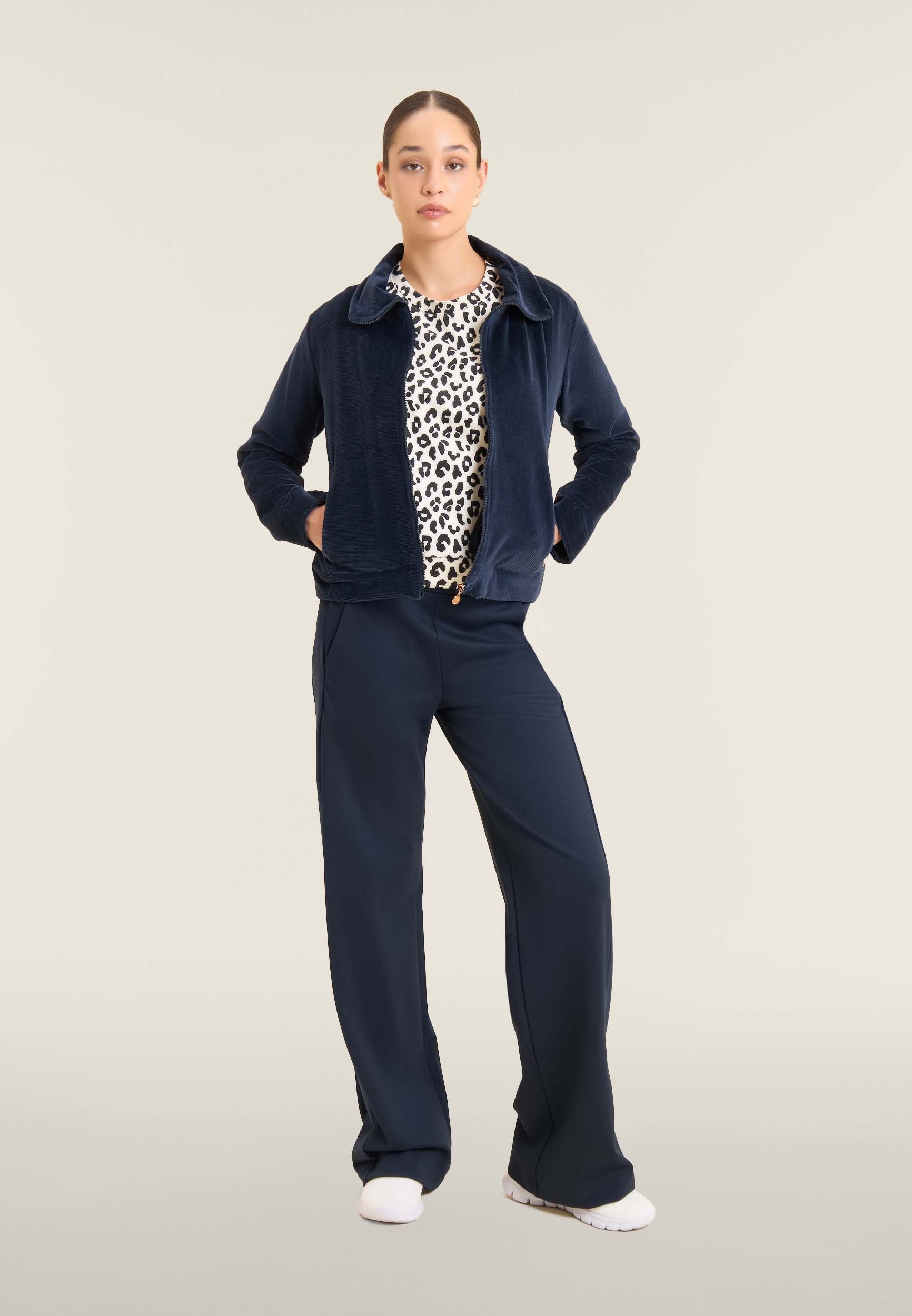 freddy-felpa-donna-leopardata-girocollo-cropped-comfort image 2