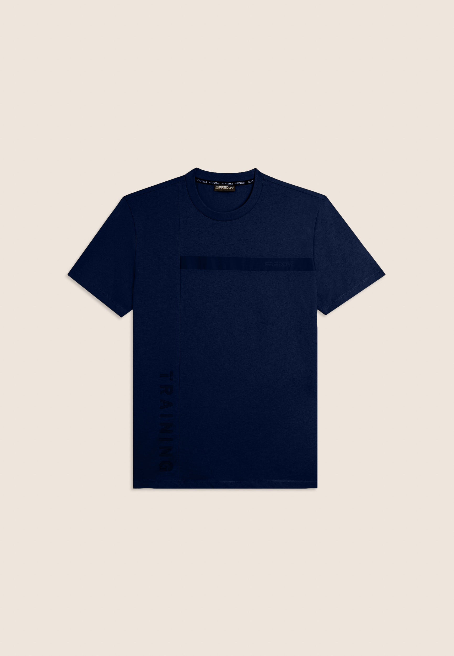 freddy-t-shirt-uomo-in-jersey-con-stampa-logo-tono-su-tono image 8