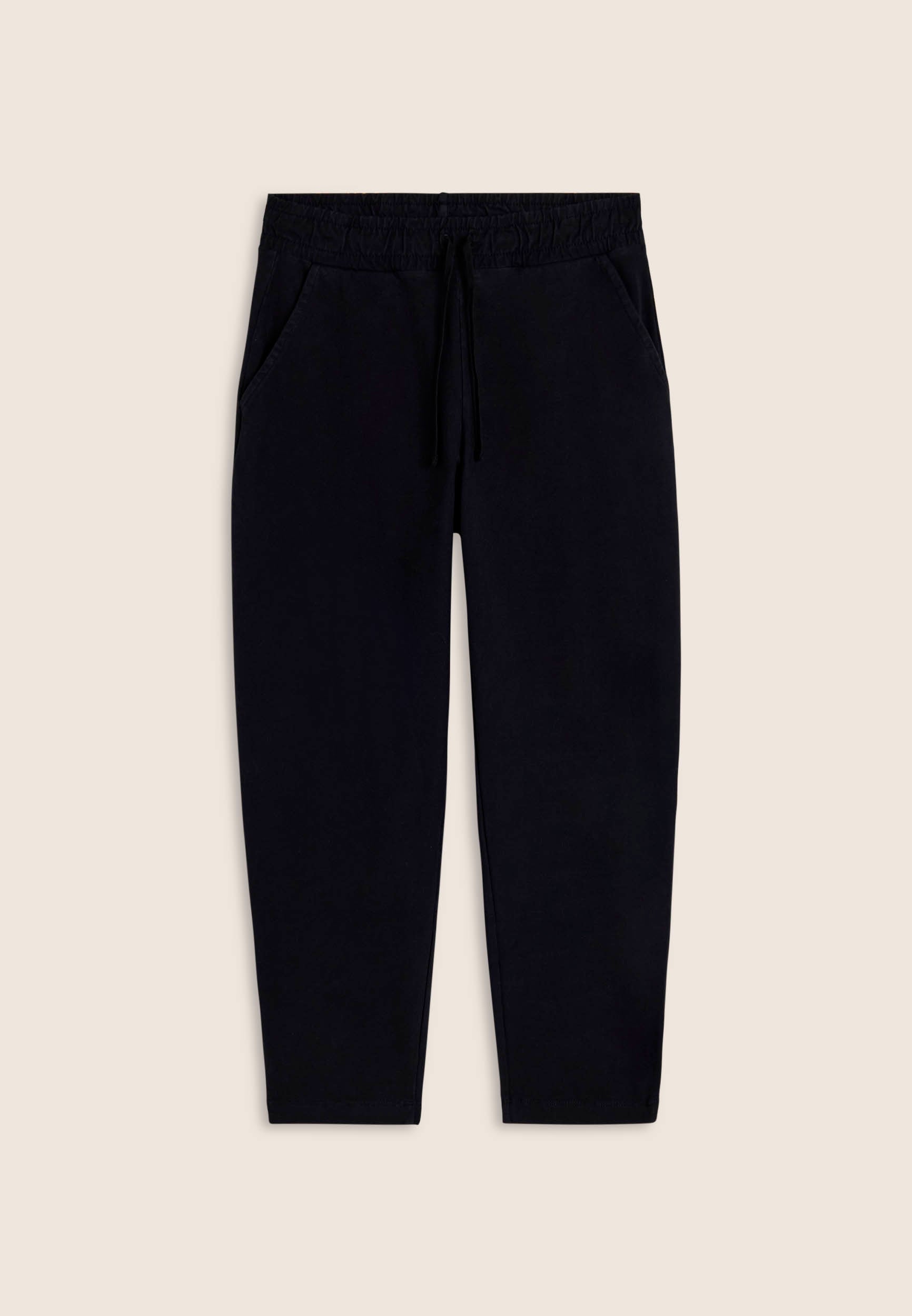freddy-pantaloni-cropped-donna-in-felpa-di-cotone-effetto-vintage image 1