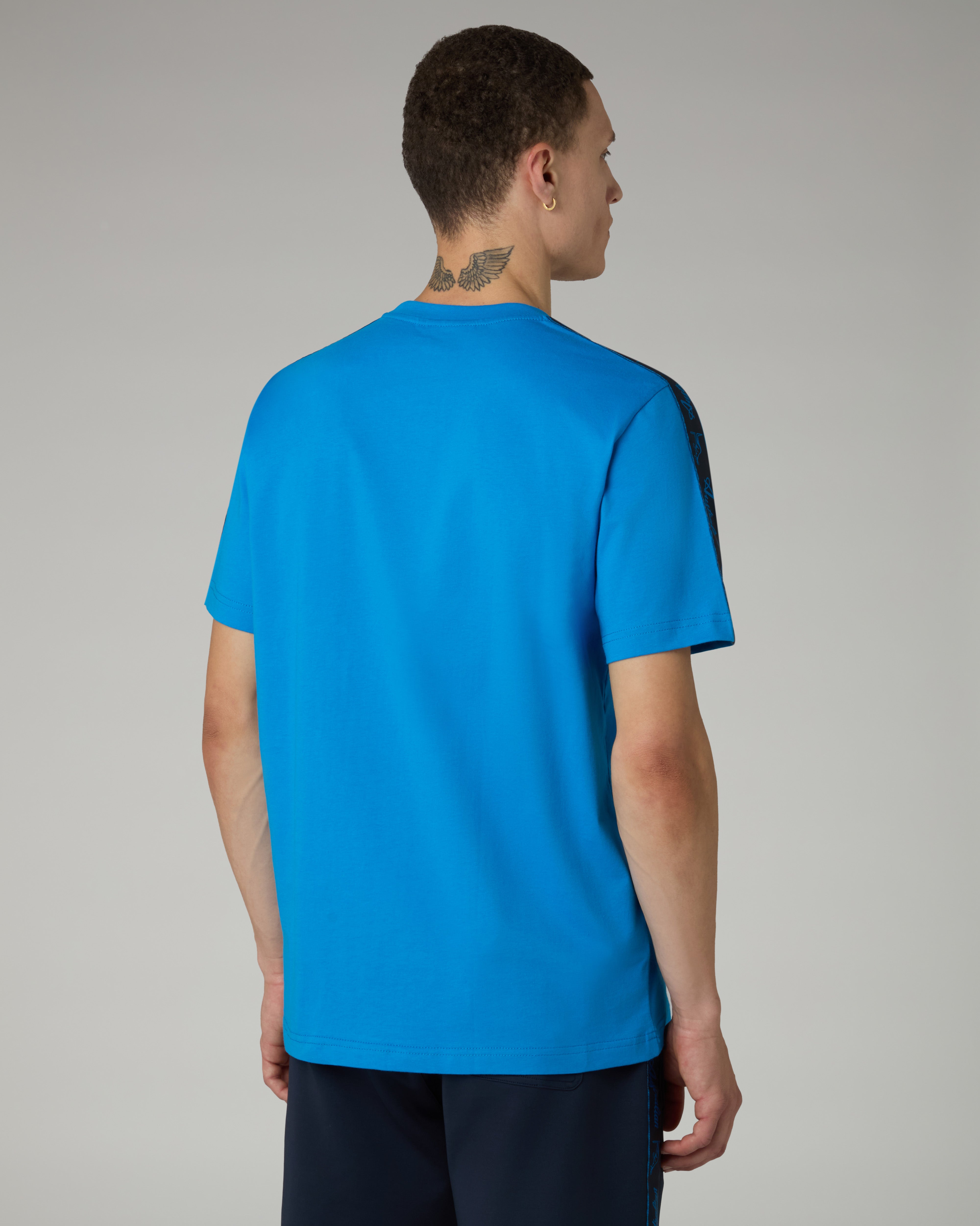 australian-blue-tape-t-shirt-cotone-blu-capri image 3