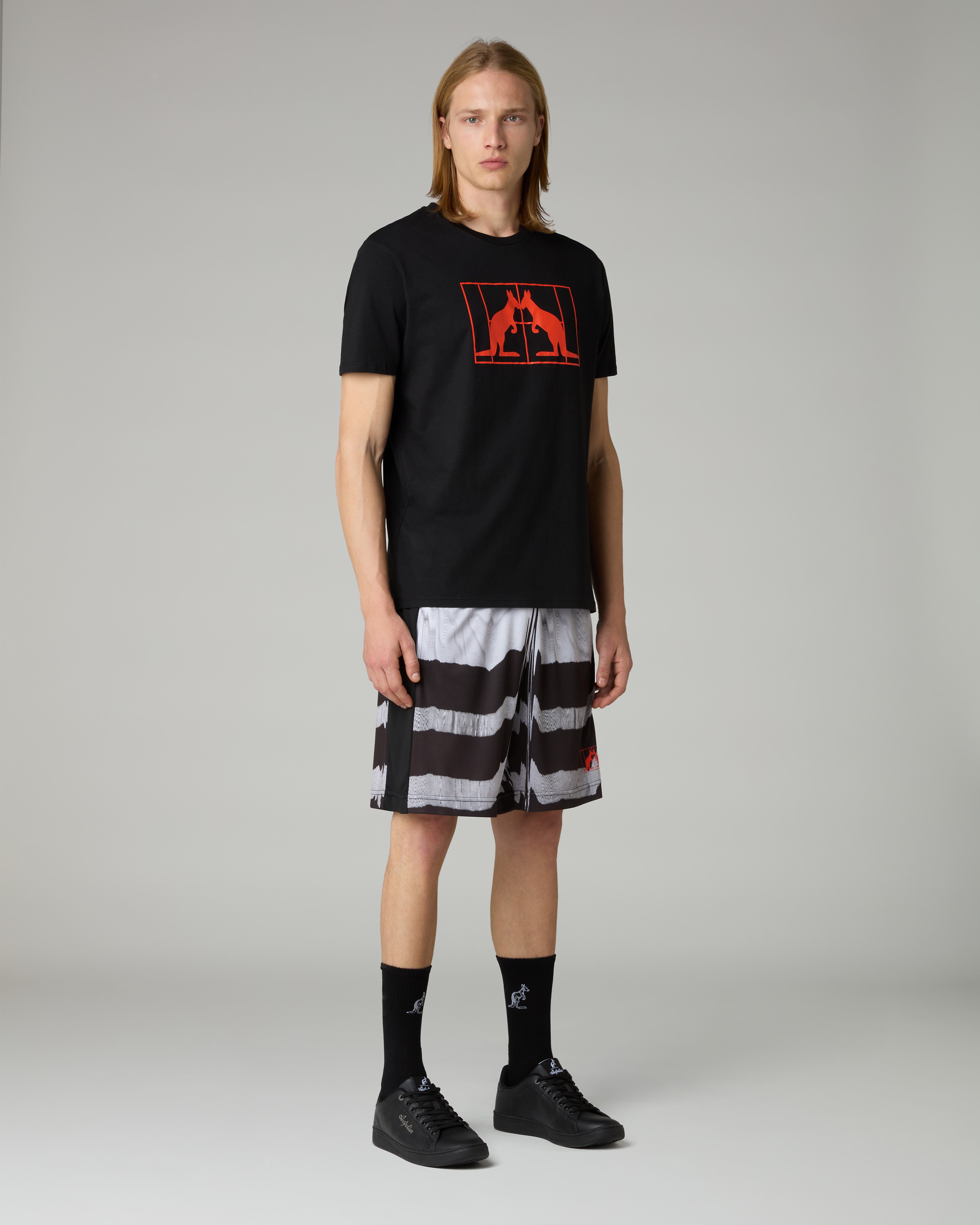 australian-gemini-t-shirt-maglietta-cotone-nera image 2