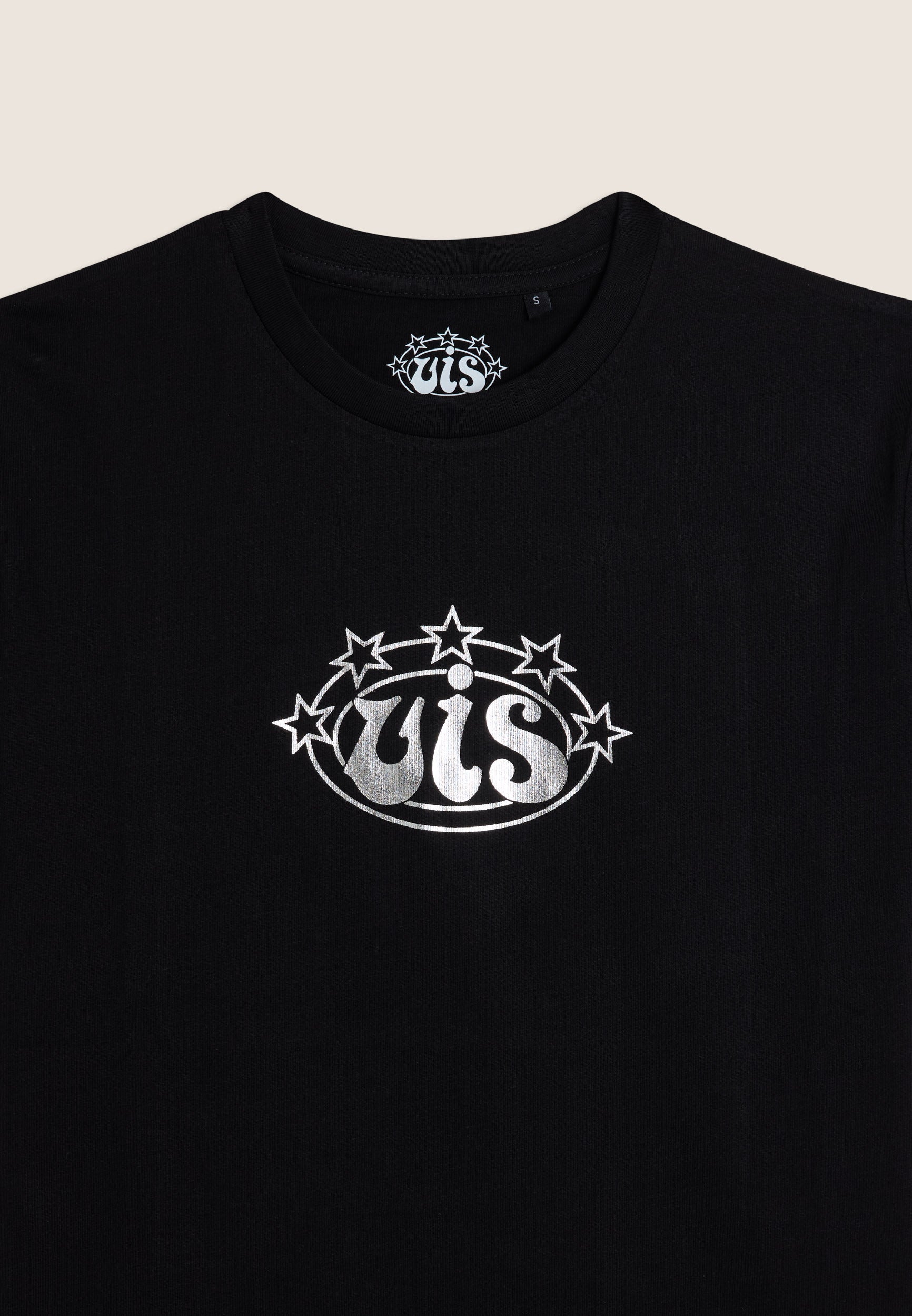 freddy-t-shirt-donna-in-cotone-stile-boxe-logo-vis-argento image 3