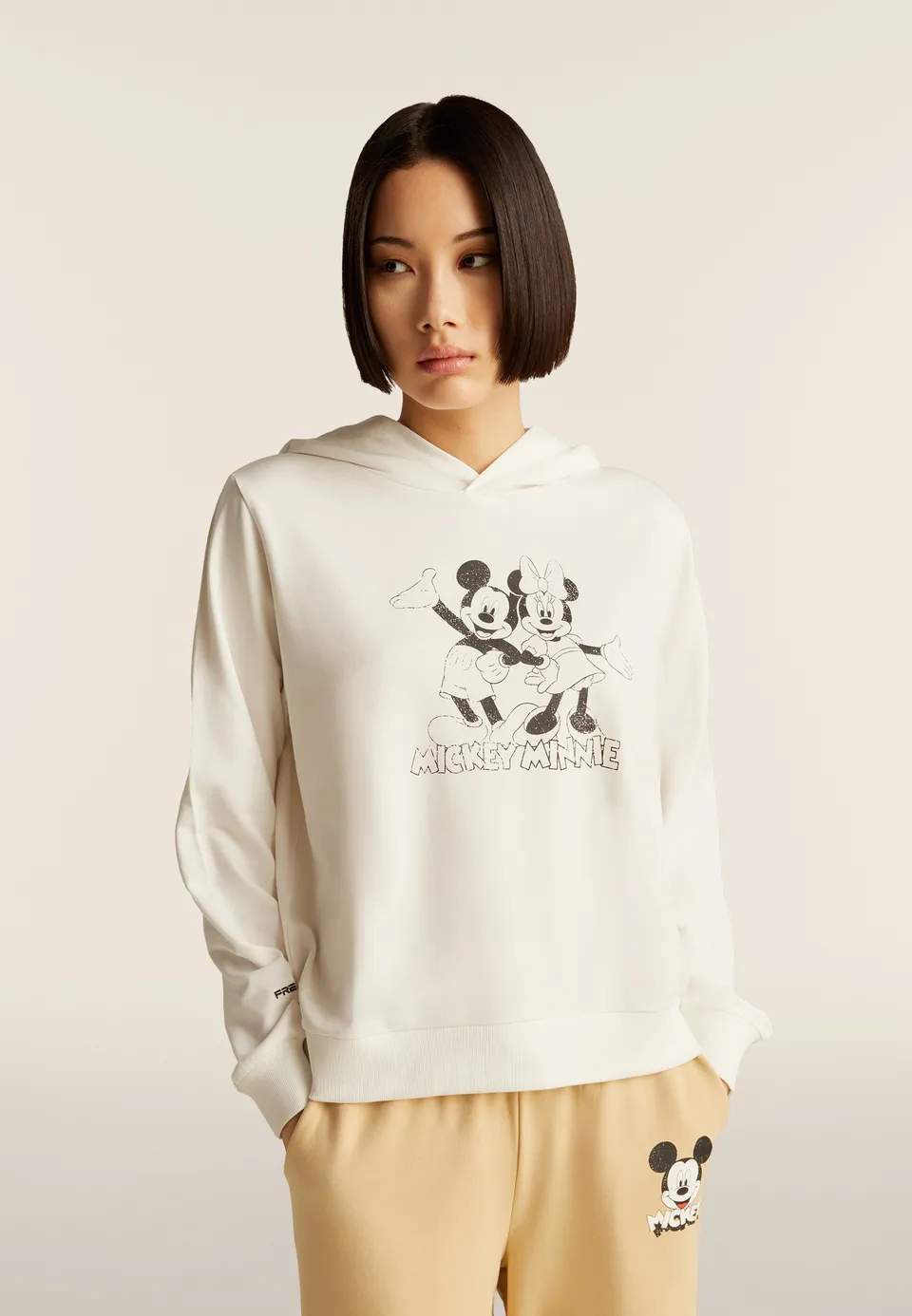 freddy-felpa-con-cappuccio-comfort-fit-mickey-minnie image 1