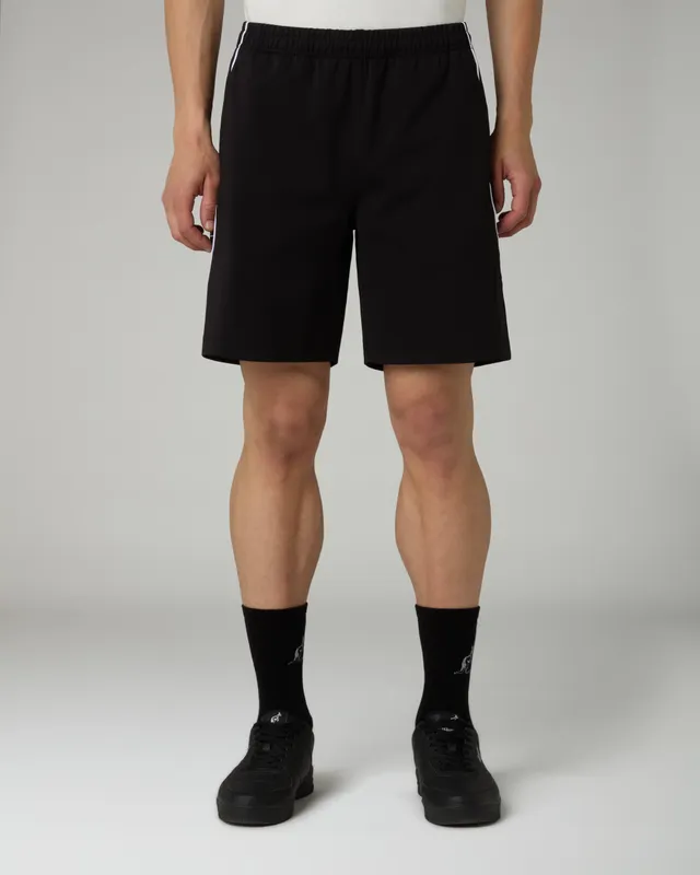 australian-slate-short-short-uomo-cotone-interlock-nero-made-in-italy image 1